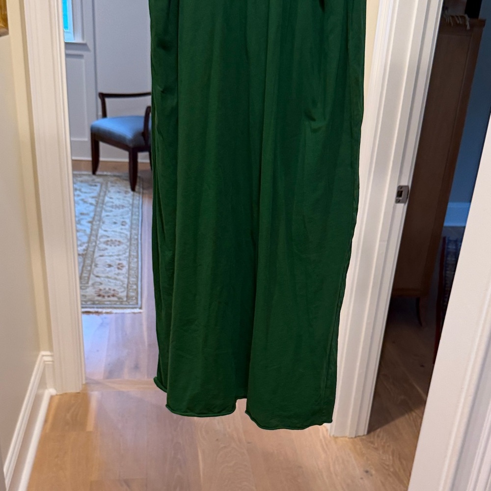 Rundholz White and Green Tunic with matching racer back knit tank dress(bw) - Picture 11 of 12